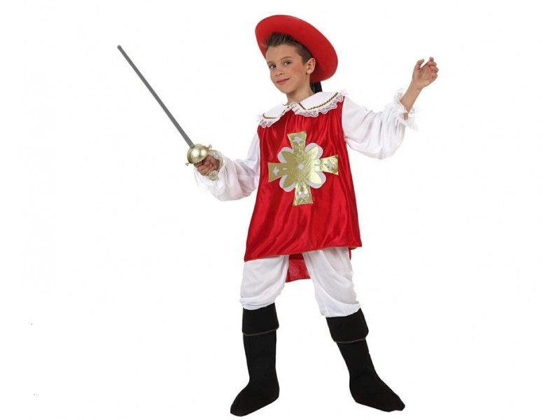 Costum carnaval baieti muschetar rosu Costum carnaval baieti muschetar rosu