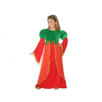 Costum carnaval fete Printesa medievala cu verde