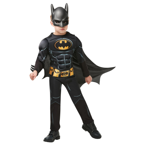 Costum carnaval baieti Batman negru cu licenta
