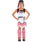 Costum carnaval fete Indianca cu roz