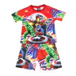 Set tricou si pantaloni copii, Supereroi