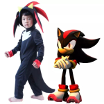 Costum carnaval copii Sonic Ariciul negru