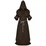Costum Halloween adulti Calugar maro