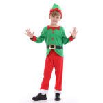 Costum Craciun copii Spiridus cu caciula