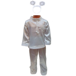 Costum Craciun baieti fulg de nea