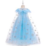 Rochie Elsa Frozen, cu pelerina si accesorii - imagine 4