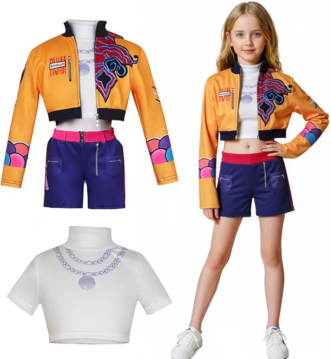 61etCgYg8RL._AC_SX679_ Costum Cosplay KPop Demon Hunters, Rumi - imagine 2