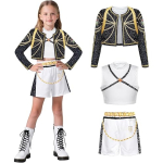 Costum Cosplay KPop Demon Hunters, Rumi Golden, cu jacheta - imagine 3
