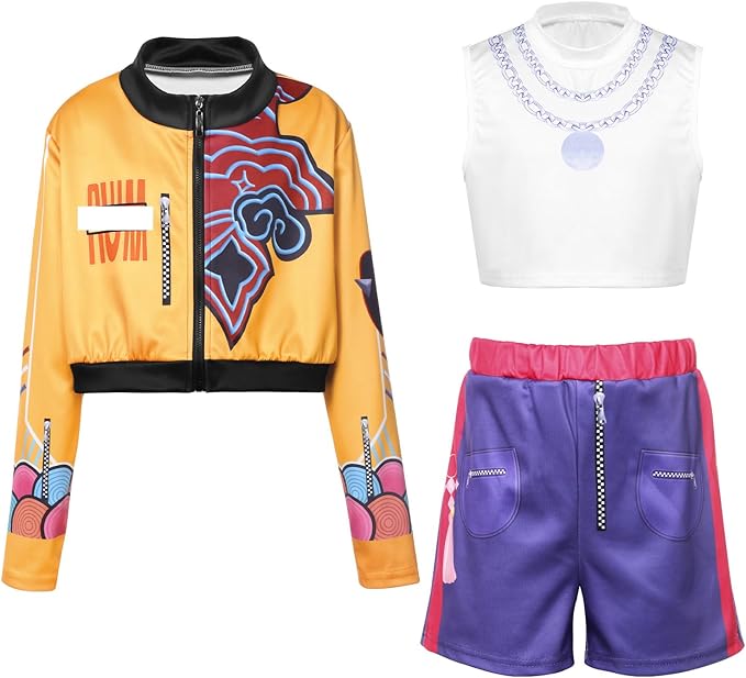 71heuCfYJBL._AC_SX679_ Costum Cosplay KPop Demon Hunters, Rumi - imagine 6