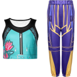 Costum Cosplay Zoey – Demon Hunters K‑Pop, multicolor - imagine 4