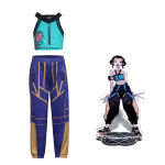 Set Costum si Figurina acrilica KPop Demon Hunters, Zoey