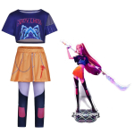 Set Costum si Figurina acrilica KPop Demon Hunters, Mira