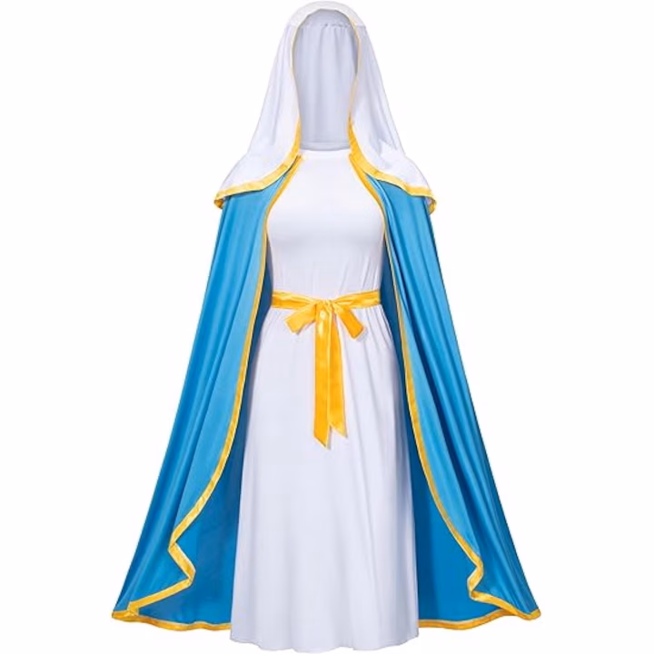 res_343107cf46f9fb5f9c2d724b187ba5d4 Costum Serbare Craciun Fecioara Maria, cu albastru si galben - imagine 1