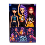 Set 3 figurine articulate, KPop Demon Hunters, 30 cm