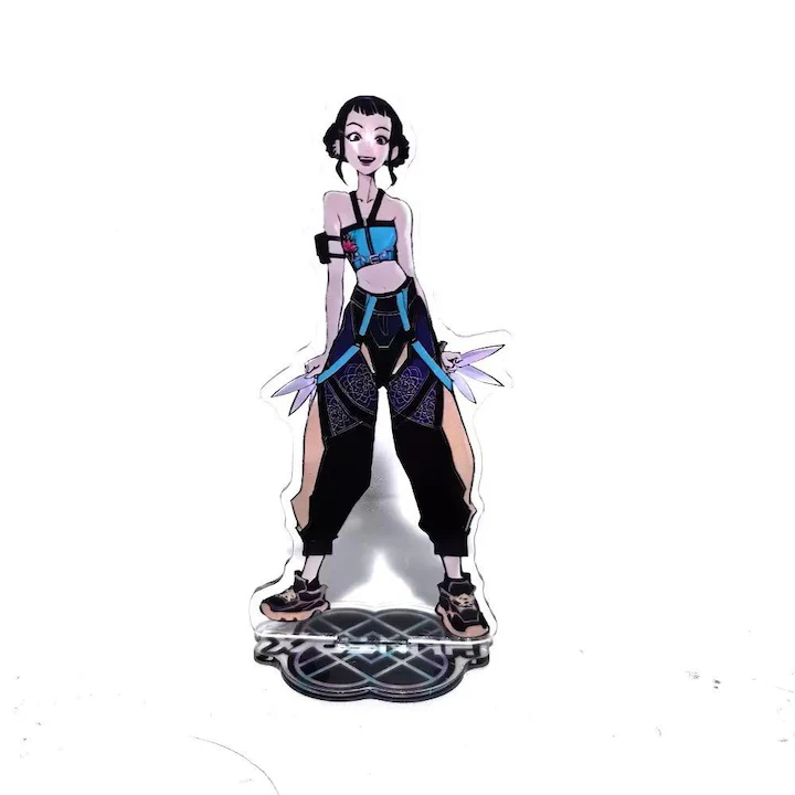 res_bf4b30da0a4dc656307789d881b6d731 Figurina din acryl Kpop Zoey, cu suport, Demon Hunters, 16 cm - imagine 1