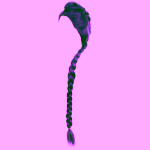 Peruca pentru copii KPop Demon Hunters, Rumi, mov - imagine 4