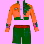 Set Costum si 6 Figurine KPop Demon Hunters, Rumi - imagine 3