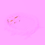 Cosulet cu perna cu pestisori pentru bebelusi, portabil, margini impletite Bumper, bumbac, alb