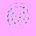 Protectie laterala patut bebelusi, Bumper, impletita, lungime 2 m, material antialergic, verde