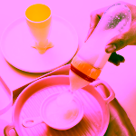 Set hranire copii Lingurita din silicon cu rezervor pentru diversificare galben si Suzeta pentru fructe si legume, galben - imagine 4