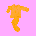 Costum serbare copii Albina, cu masca, galben - imagine 8