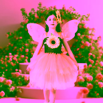 Costum serbare fete, Zana Vara, rochie cu fusta din tulle galben, bentita cu floare-soarelui - imagine 4