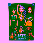 Costum Cosplay fete Zoey si Set Papusi articulate 30 cm, Stil K‑Pop Idol, multicolor - imagine 8