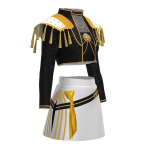 Costum fete K-Pop MIRA – White Golden Idol Edition - imagine 3