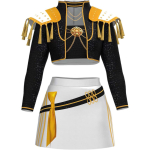 Costum fete K-Pop MIRA – White Golden Idol Edition