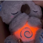 Jucarie plus Koala cu Lumina de Veghe si Sunete Relaxante, miscare de respiratie pentru nou-nascuti 0+ luni - imagine 12
