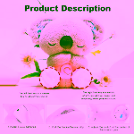 Jucarie plus Koala cu Lumina de Veghe si Sunete Relaxante, miscare de respiratie pentru nou-nascuti 0+ luni - imagine 9