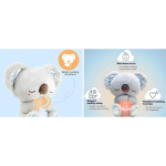 Jucarie plus Koala cu Lumina de Veghe si Sunete Relaxante, miscare de respiratie pentru nou-nascuti 0+ luni - imagine 5
