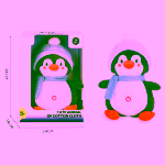 Pinguin de Plus Interactiv cu Lumini, Muzica – Jucarie de Somn si Joaca pentru Bebelusi si Copii, multicolor - imagine 7