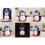 Pinguin de Plus Interactiv cu Lumini, Muzica – Jucarie de Somn si Joaca pentru Bebelusi si Copii, multicolor - imagine 4