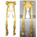 Peruca Cosplay Sailor Moon – Usagi Tsukino, Blonda cu Cocuri si Codite Lungi, Anime