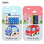 Set interactiv Covoras de Joaca Pliabil cu Trasee, Oras si 4 Masinute, Portabil, Educational pentru Copii - imagine 4