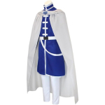 Costum Anime Cospaly Himmel – Frieren: Beyond Journey's End, Pelerina Alba, Tunica Albastra - imagine 4