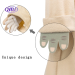 Costum Copii Grogu Baby Yoda – Roba cu Gluga si Urechi, Cosplay Star Wars - imagine 4