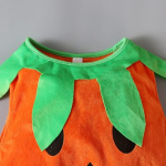Costum Copii Dovlecel Vesel – Tinuta Portocalie cu Caciulita si Incaltari - imagine 2