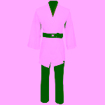 Costum Adulti Cavaler Jedi – Roba Maro cu Gluga, Tunica, Pantaloni si Centura - imagine 5