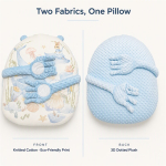 Cosulet Baby Nest antiregurgitare pentru bebelusi, inclinat, cuib de dormit cu brate din plus pentru linistire, Albastru, 0-12 Luni - imagine 6