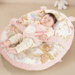 Cosulet Baby Nest antiregurgitare pentru bebelusi, inclinat, cuib de dormit cu brate din plus pentru linistire, Roz, 0-12 Luni - imagine 2