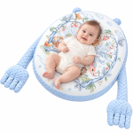 Cosulet Baby Nest antiregurgitare pentru bebelusi, inclinat, cuib de dormit cu brate din plus pentru linistire, Albastru, 0-12 Luni - imagine 10